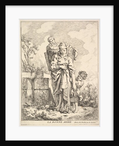 The Good Mother, 18th century by Jacques Gabriel Huquier