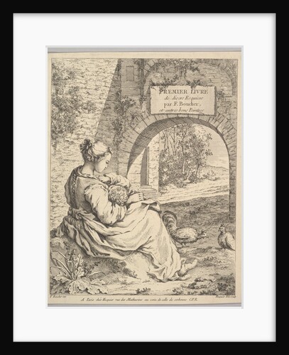 Frontispiece, mid to late 18th century by Jacques Gabriel Huquier