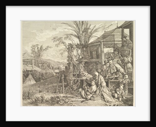 La Chasse Chinoise, from Chinoiseries, after 1743 by Jacques Gabriel Huquier