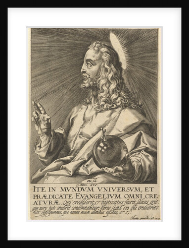 Christ, from Christ and the Twelve Apostles, before 1609 by Jacques Granthomme