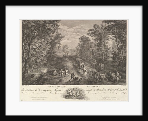 View of the Surroundings of Bruges by Jacques Philippe Le Bas