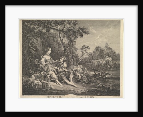 Pensant-ils au Raisin?, 18th century by Jacques Philippe Le Bas