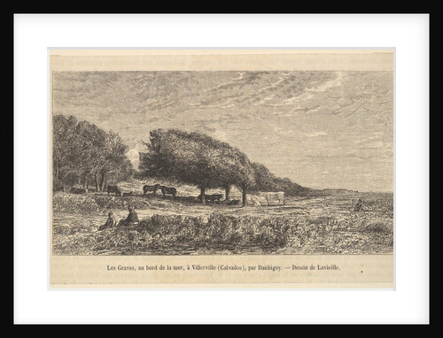 The Shoreline, 1835-78 by Jacques-Adrien Lavieille