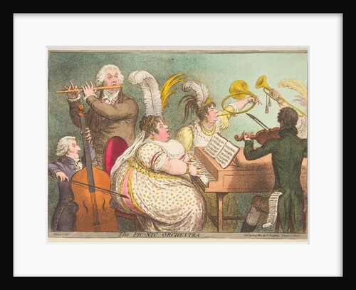 The Pic-Nic Orchestra, April 23, 1802 by James Gillray