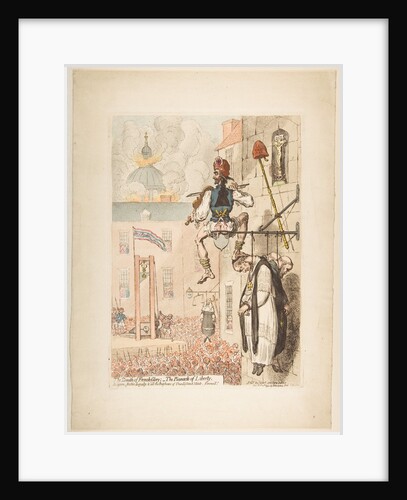 The Zenith of French Glory; - the Pinnacle of Liberty, February 12, 1793 by James Gillray