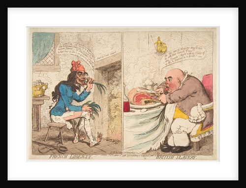 French Liberty - British Slavery, December 21, 1792 by James Gillray