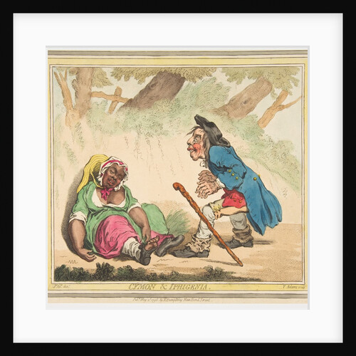 Cymon and Iphigenia, May 2, 1796 by James Gillray