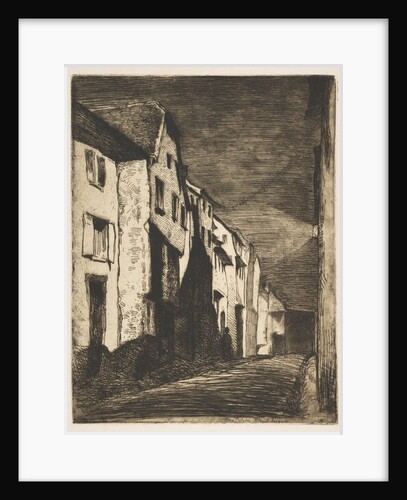 Street at Saverne, 1858 by James Abbott McNeill Whistler