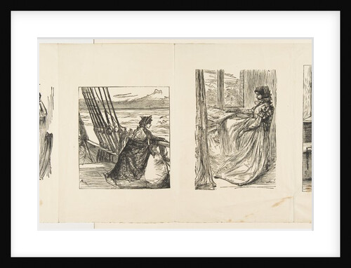 The Relief Fund in Lancashire, The Major's Daughter, The Morning Before the Massacre of St…, 1862 by Joseph Swain/Dalziel Brothers