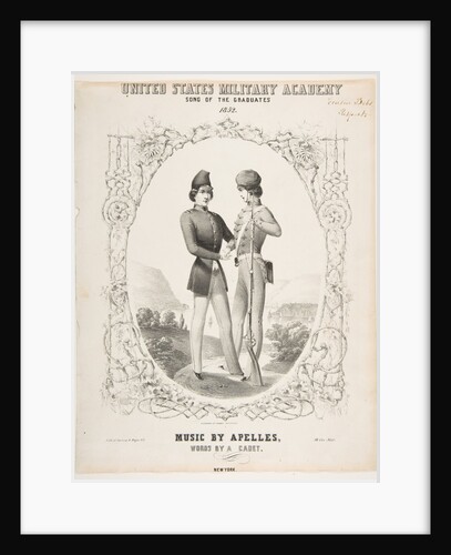 United States Military Academy: Song of the Graduates, 1852 by Sarony & Co