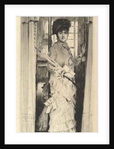 Portrait of Miss L…,or A Door Must Be Either Open or Closed, 1876 by James Tissot