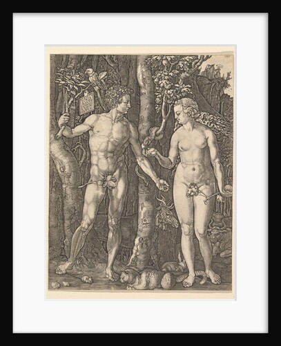 Adam and Eve, 1566 by Jan Wierix