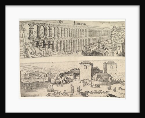 The Aqueduct at Segovia and The Castle of Madrid, 1500-1599 by Jan Cornelisz Vermeyen