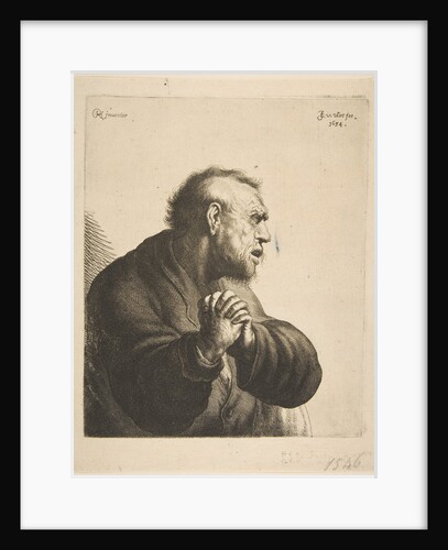 A Man Grieving, 1634 by Jan Georg van Vliet