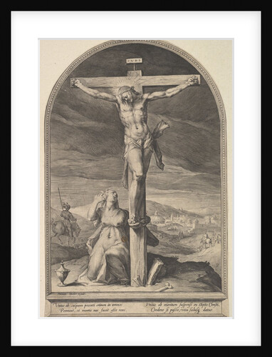 St. Mary Magdelen at the Foot of the Cross, ca. 1612 by Jan Muller
