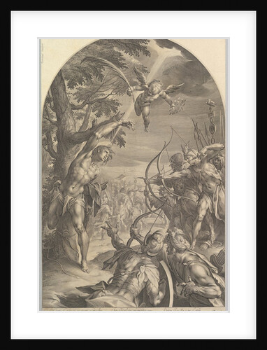 Martyrdom of St. Sebastian, ca. 1600 by Jan Muller