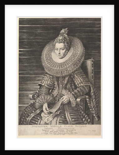 Portrait of Isabella Clara Eugenia, Governess of Southern Netherlands, 1615 by Jan Muller