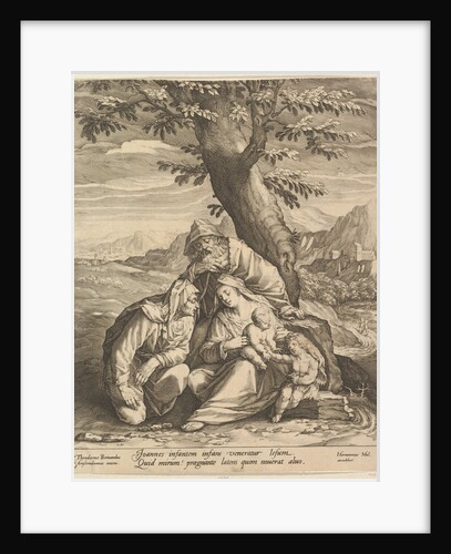 Holy Family with St. Elizabeth & St. John the Baptist, 1588 by Jan Muller