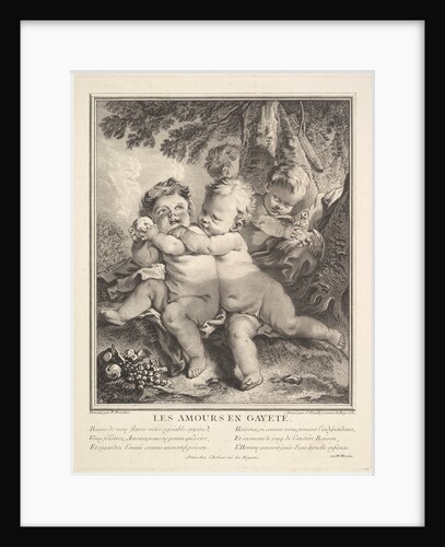 The Cheerful Cupids, 1750 by Jean Daullé