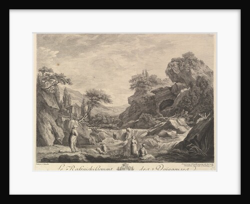 Traveling Women Drinking Water, 1758 by Jean Daullé