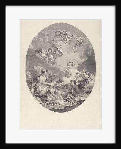 Naissance et Triomphe de Venus, 18th century by Jean Daullé