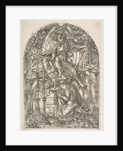 Saint John sees Seven Gold Candlesticks, from the Apocalypse by Jean Duvet