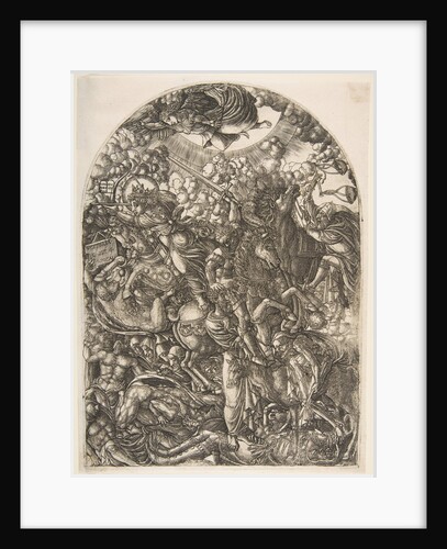 Saint John sees the Four Horsemen, from the Apocalyspe by Jean Duvet
