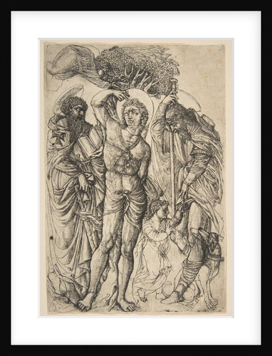 Saints Sebastian, Anthony and Roch by Jean Duvet