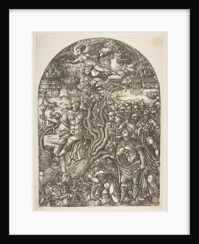 The Babylon Harlot seated on the Seven-Headed Beast, from the Apocalypse by Jean Duvet