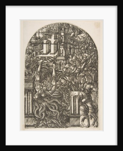 The Fall of Babylon, from the Apocalypse by Jean Duvet