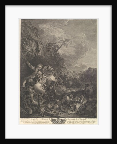 La Chasse au Tigre, 18th century by Jean Jacques Flipart