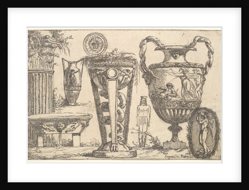 Fragments of Antiquity, 1765 by Jean Jacques Lagrenee