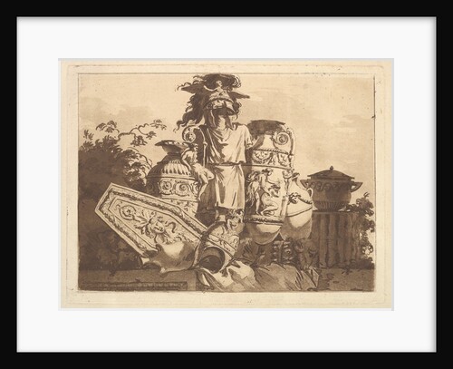 Composition with antiquities, from Recueil de Compositions par Lagrenée Le Jeun by Jean Jacques Lagrenee