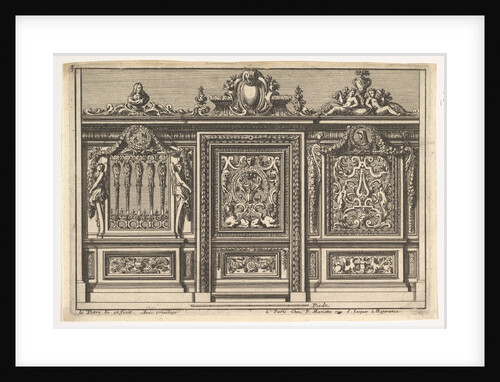 Design for a Choir Screen with Two Variants, from: Clôtures de chapelles, 17th century by Jean le Pautre