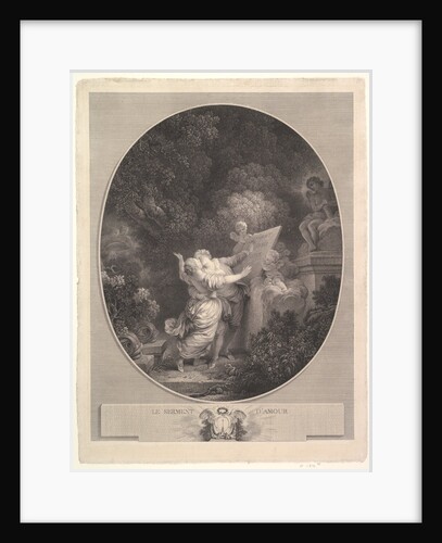 The Pledge of Love, 1786 by Jean Mathieu