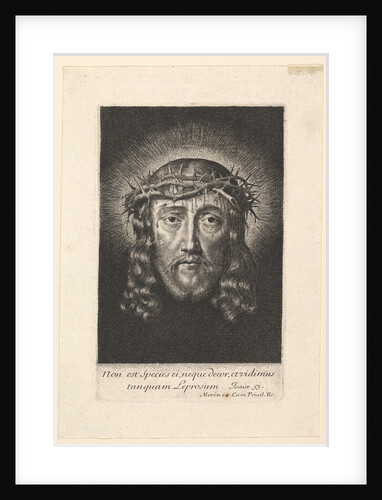 La sainte Face couronnee d'epines,, early to mid 17th century by Jean Morin