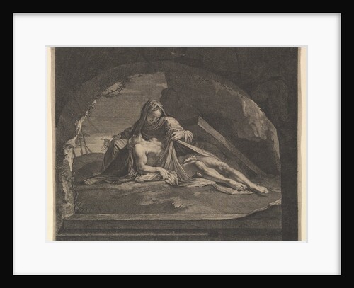 La Vierge au sepulcre by Jean Morin