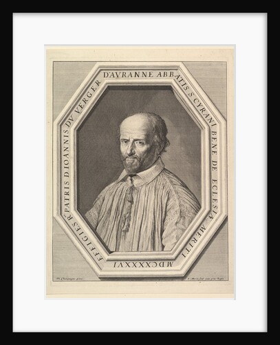 Jean Duvergier de Hauranne, abbe de Saint-Cyran by Jean Morin