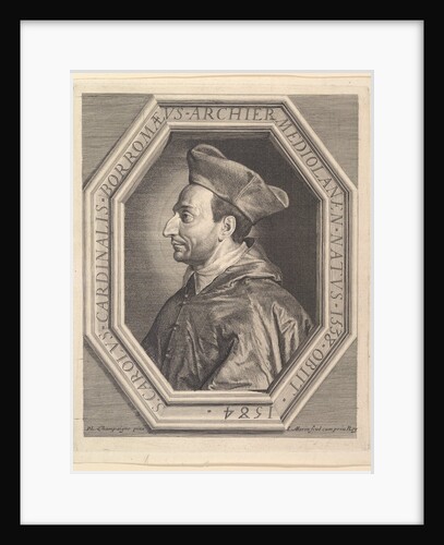 Saint Charles Borromee, cardinal et archeveque de Milan by Jean Morin
