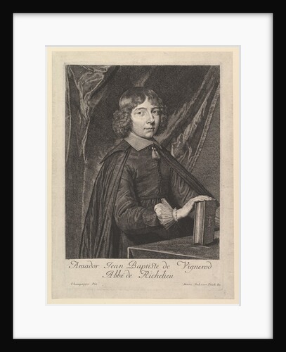 Amador Jean-Baptiste de Vignerod, abbe de Richelieu by Jean Morin