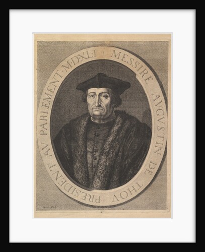 Augustin de Thou, president au Parlement by Jean Morin