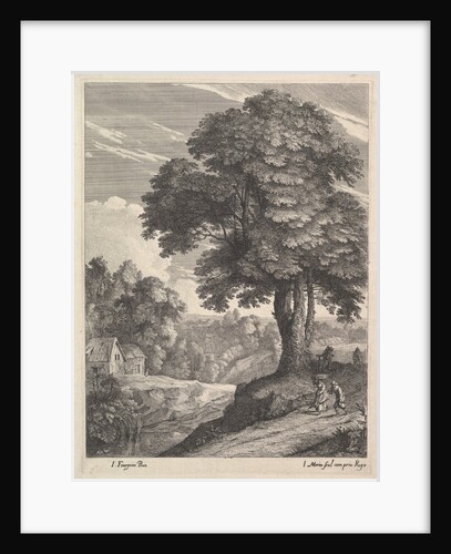 Les Deux Chaumieres by Jean Morin