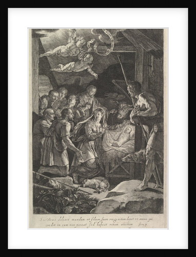 L'adoration des bergers by Jean Morin