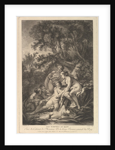 Les Nimphes au Bain, 18th century by Jean Ouvrier