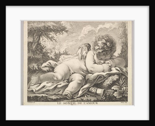 The Sleep of Cupid by Jean-Baptiste Michel