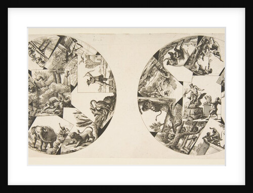 Designs for Plates Taken from Oudry's Illustrations to La Fontaine's Fables, after 1755 by Anonymous