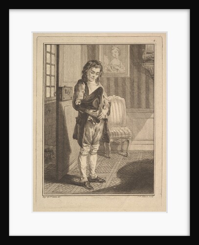 Décrotteur, from Mes gens, ou Les commissionnaires ultramontains au servi…, 1766-70 by Jean-Baptiste Tillard