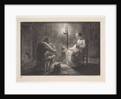 Night, from the series, Four Times of the Day, 1830-75 by Jacques-Adrien Lavieille