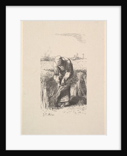 The Wheat Gatherer, 1853 by Jacques-Adrien Lavieille