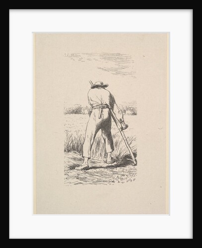 The Wheat Reaper, 1853 by Jacques-Adrien Lavieille